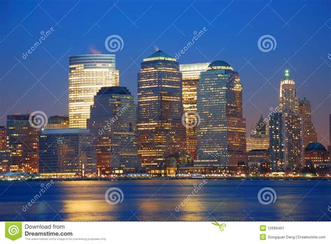 Urban City Skyline stock image. Image of blue, financial - 12689461