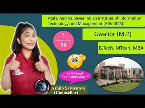 "ABV - IIITM GWALIOR CAMPUS TOUR |42 LPA Highest Package |College Review |Placements |Campus ...