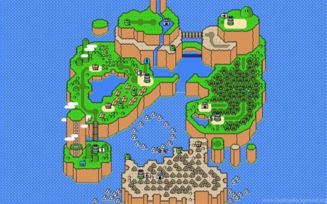 Download Wallpapers, Download 2560x1600 Super Mario World Maps ... Desktop Background