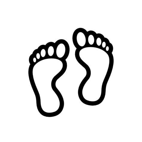 Baby Footprint Outline Simple Hand Embroidery Patterns, Baby Footprint Tattoo, Cat Paw Tattoos ...