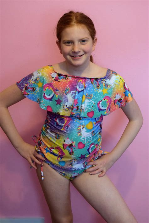 Kids Waterfall Swimsuit Mix & Match Pattern – Ellie and Mac