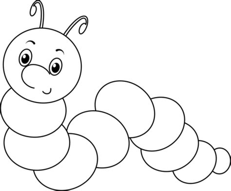 Cute Caterpillar coloring page | Free Printable Coloring Pages