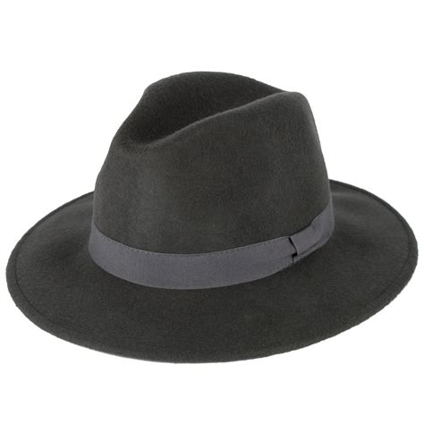 Men's Ladies Handmade Fedora Hat Made In Italy 100% Wool Felt Bow Style Band | eBay