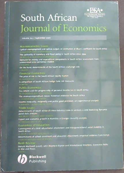 Quarterly Journal Of Economics - crimsonandmore