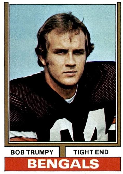 Bob Trumpy 1974 Topps #210 | Nfl football cards, Cincinnati bengals ...