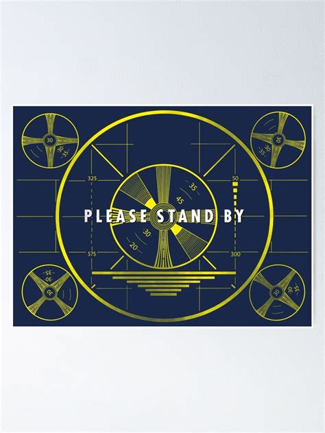 "Please Stand By" Poster for Sale by titanqueen | Redbubble