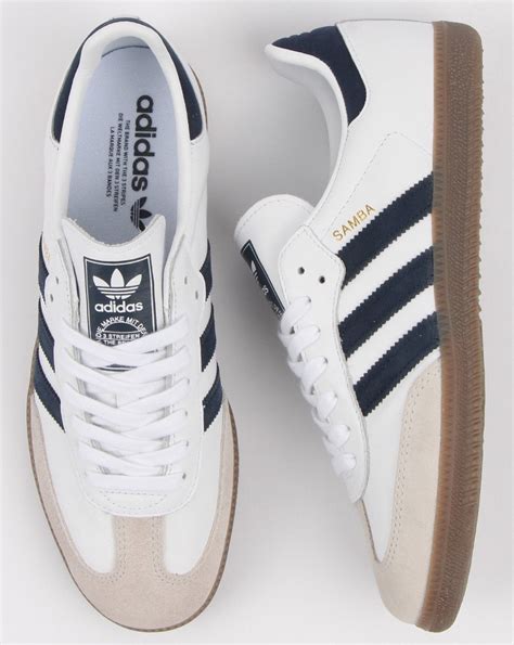 Adidas White Navy Samba Og Shoes | stickhealthcare.co.uk