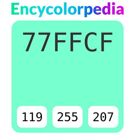 #77ffcf Hex Color Code, RGB and Paints