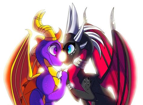 Spyro x Cynder by PlagueDogs123 on DeviantArt | Fan art drawing, Spyro ...