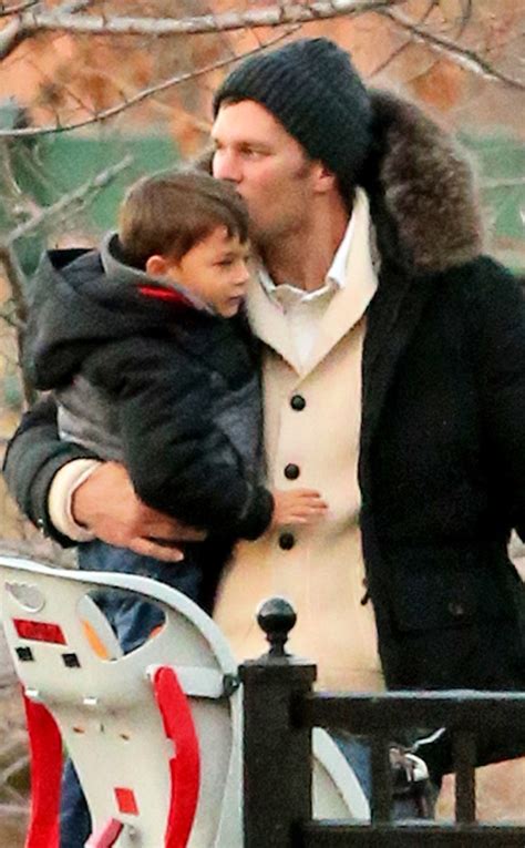 Tom Brady Smooches His Son