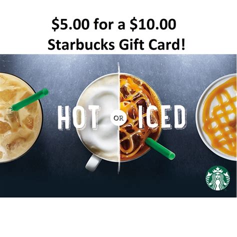 $5 for a $10 Starbucks Gift Card - AddictedToSaving.com