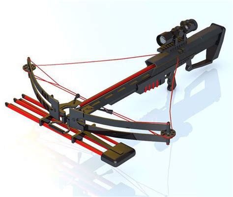 Modern Crossbow Model Poser Format 3D Weapons and Military Poser World ...