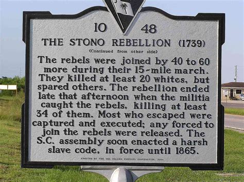 Significance of the Stono Rebellion