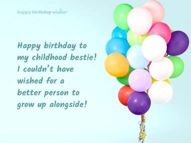 Best Birthday Wishes for Your Childhood Friend - Happy Birthday Wisher