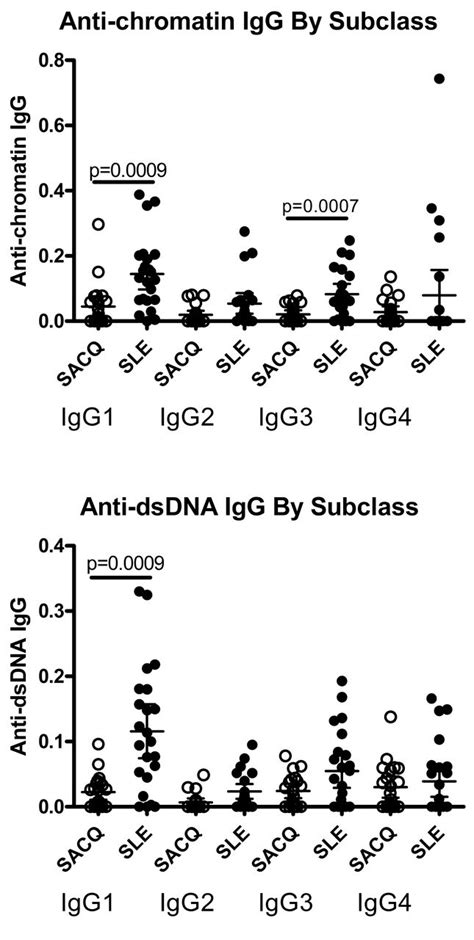 Anti-dsDNA and Antichromatin Antibody Isotypes in Serologically Active ...