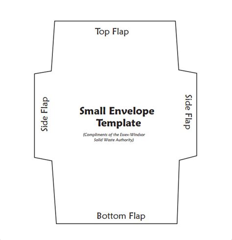FREE 7+ Sample Small Envelope Templates in PDF | MS Word