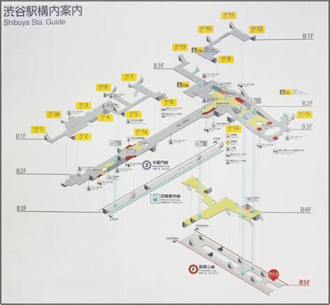 Mounted maps of Shibuya station (Copyright © East Japan Railway... | Download Scientific Diagram