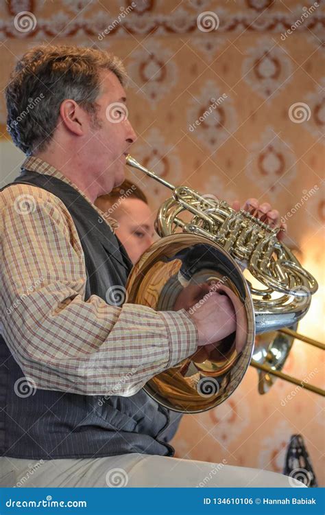 French Horn Players at Old World Wisconsin Editorial Photo - Image of ...