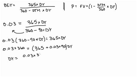 Bond Equivalent Yield Formula