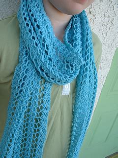 Ravelry: One Row Lace Scarf pattern by Turvid