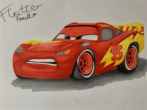 Lightning Mcqueen with new paint job from Cars 3 by FlatterPencil3122 on DeviantArt