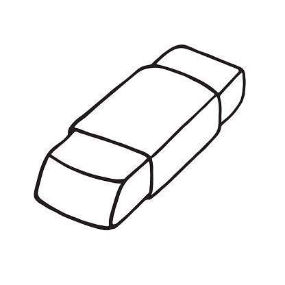 Eraser Icon. Outlined Stock Clipart | Royalty-Free | FreeImages