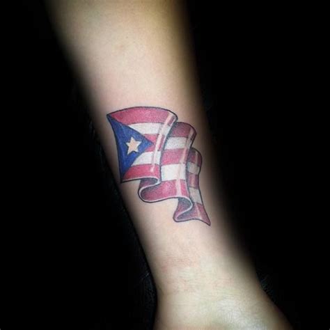 50 Puerto Rican Flag Tattoo Ideas For Men - Puerto Rico Designs | Flag ...