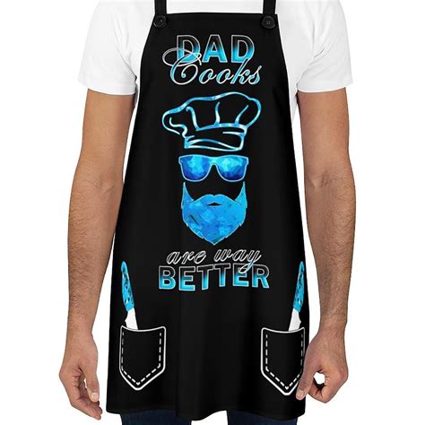 Fathers Day Apron BBQ Aprons for Men Chef Apron Funny Dad Apron Kitchen Aprons for Men Grilling ...