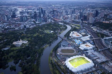 Australlian Open Tennis Venues Photograph by Brett Price - Fine Art America