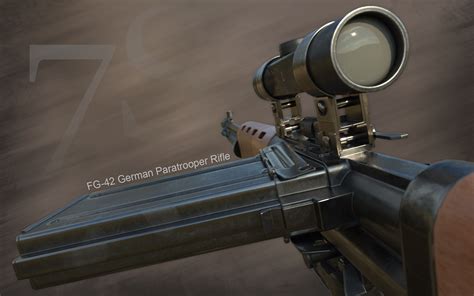 FG-42 German Paratrooper Rifle 3D model by David7Scz on DeviantArt