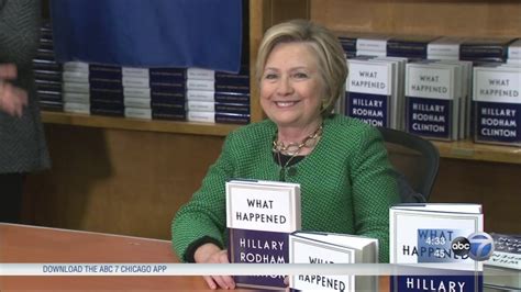 Hillary Clinton in Chicago area for book tour - ABC7 Chicago