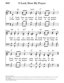 O Lord, Hear My Prayer | Hymnary.org