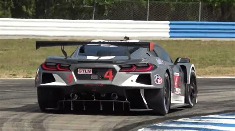 IMSA Corvette C8.R Engine Problem Causes It To Sound _______ - YouTube