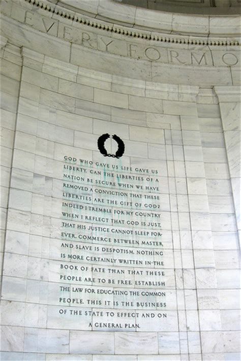 FAMOUS QUOTES THOMAS JEFFERSON MEMORIAL image quotes at relatably.com