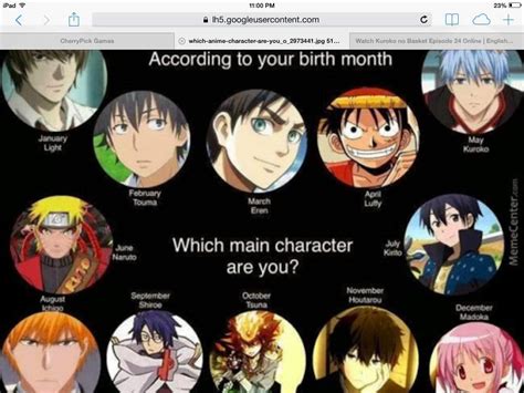 What Anime Character Zodiac Sign Are You? | Anime Amino