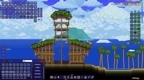 Terraria Beach Bar | Speed Build | - YouTube