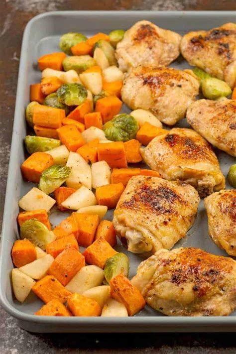 Honey Balsamic Chicken Sheet Pan Dinner Recipe | MyGourmetConnection