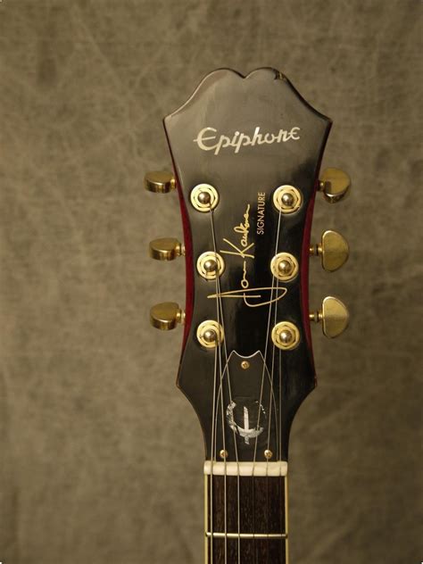 Epiphone Jorma Kaukonen 2000's Cherry Guitar For Sale Twang