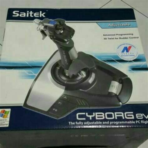 Saitek CYBORG Evo Flight Stick, Hobbies & Toys, Toys & Games on Carousell