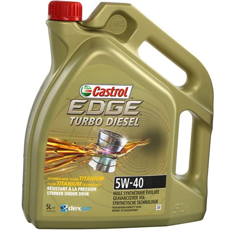 Engine Oil Castrol Edge Turbo Diesel 5W40 5L 1535BD | Winparts.co.uk - Engine oil