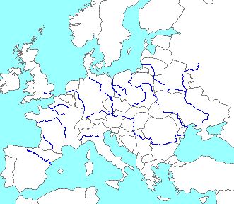 Europe Map Rivers And Mountains - United States Map