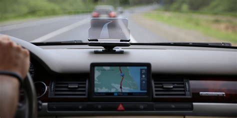 This car navigation display delivers your GPS directions in futuristic ...