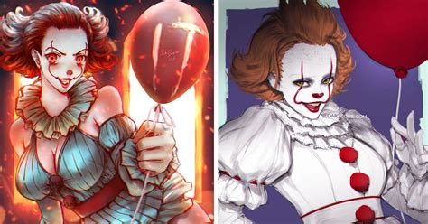 Here Are The Weirdest Yet Best Pennywise Fan Art On The Internet - 9GAG