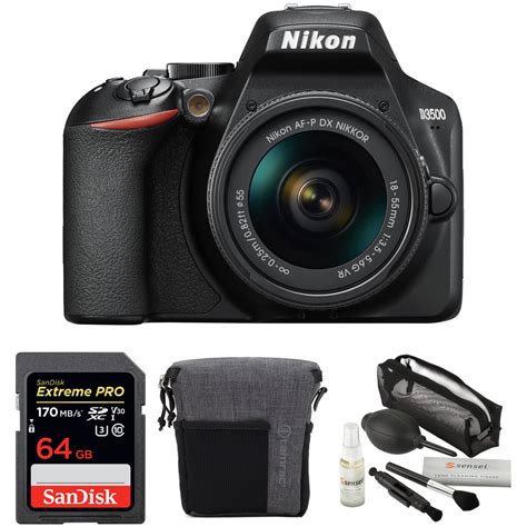 Nikon D3500 DSLR Camera with 18-55mm Lens Basic Kit B&H Photo