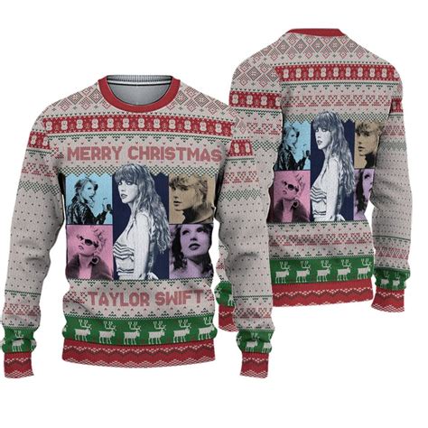 Swift Christmas All Over Print 3D Ugly Sweater - Taylor Christmas Sweater - sold by Tarsier Tan ...