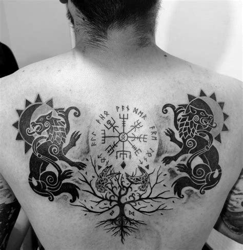 Skoll and Hati | Tatuagens aleatórias, Tatuagens interessantes, Tatuagem escura