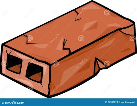 Old brick cartoon clip art stock vector. Image of design - 36390228