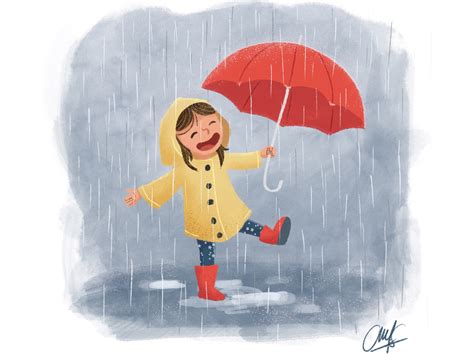 Rain and Happy by Arif Saefudin on Dribbble