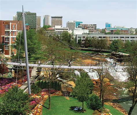 A River Corridor "Frees the Falls," Transforms Downtown Greenville ...