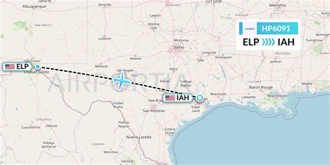 HP6091 Flight Status Amapola Flyg: El Paso to Houston (APF6091)